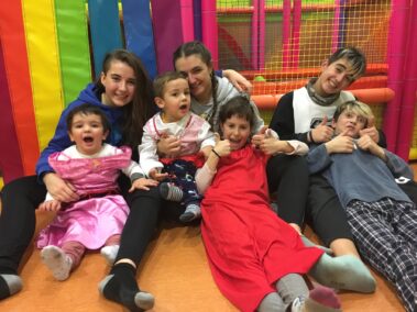 Espacio de juego y piscina de bolas